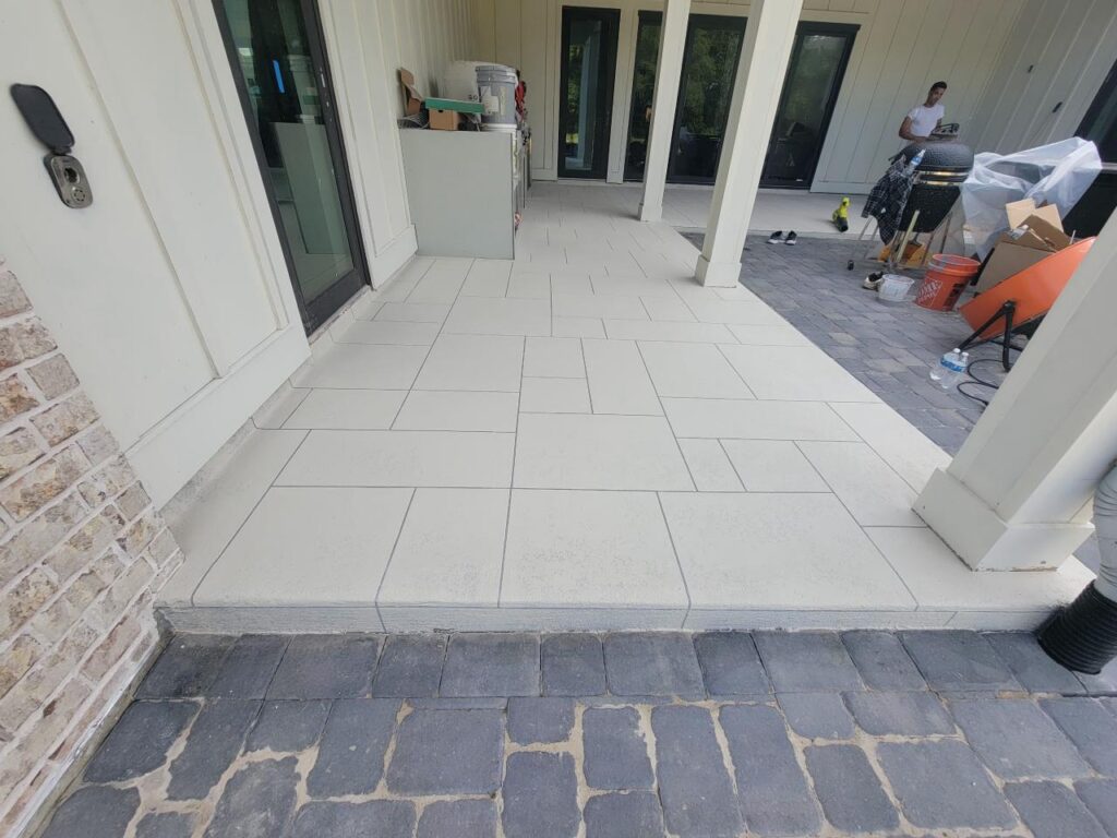 After Coating Patio